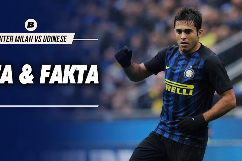 Data dan Fakta Serie A: Inter Milan vs Udinese