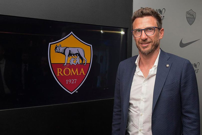 Foto: Eusebio Di Francesco Pulang ke Roma