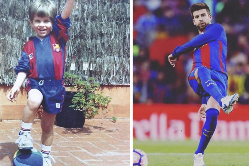 Dokumentasi Pique Muda di Barcelona