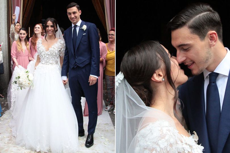 Pernikahan Matteo Darmian dan Francesca Cormanni