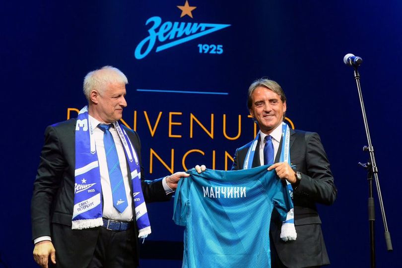 Foto: Presentasi Roberto Mancini Pelatih Baru Zenit