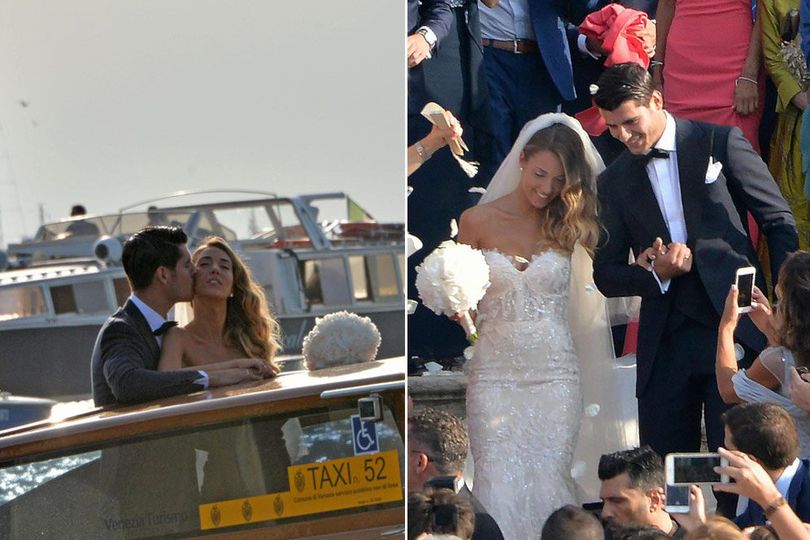 Pernikahan Romantis Morata & Alice di Venesia