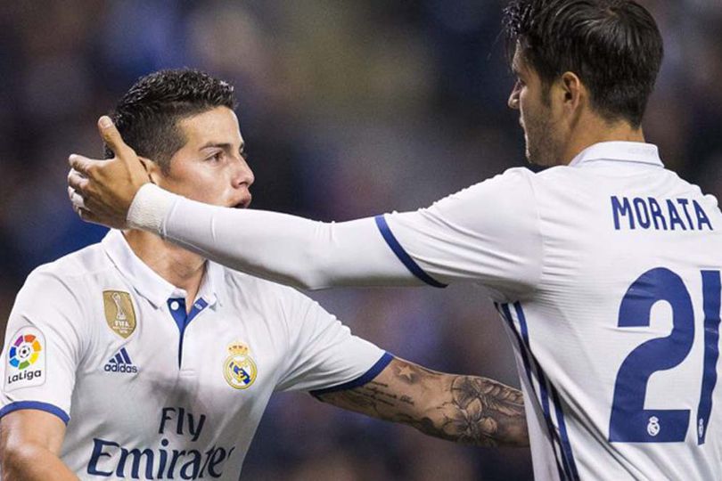 Morata Masih Ingin Main Bersama James