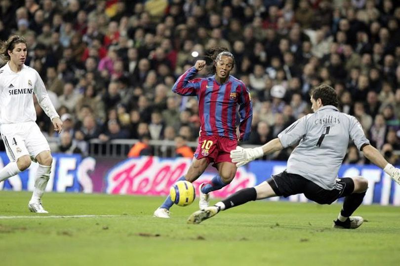 Golazo El Clasico: Ronaldinho Mengacak-acak Bernabeu