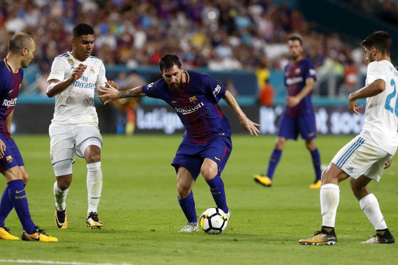 Kilas Balik El Clasico di Amerika Serikat: Real Madrid 2-3 Barcelona, Lionel Messi 1 Gol