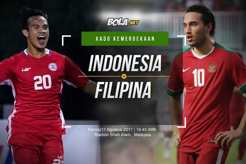 Prediksi Indonesia vs Filipina 17 Agustus 2017