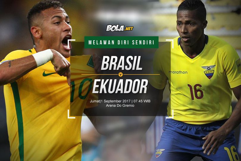 Prediksi Brasil vs Ekuador 1 September 2017