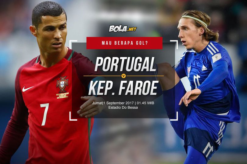 Prediksi Portugal vs Kep. Faroe 1 September 2017