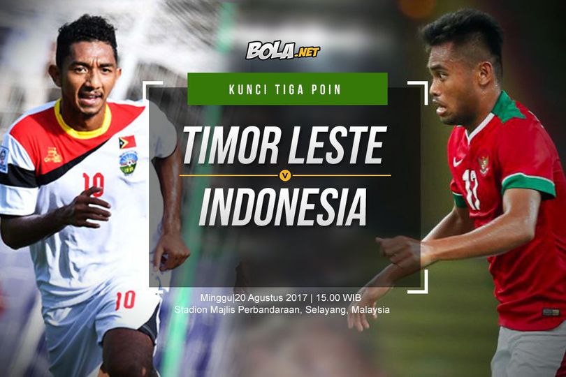 Prediksi Timor Leste vs Indonesia 20 Agustus 2017