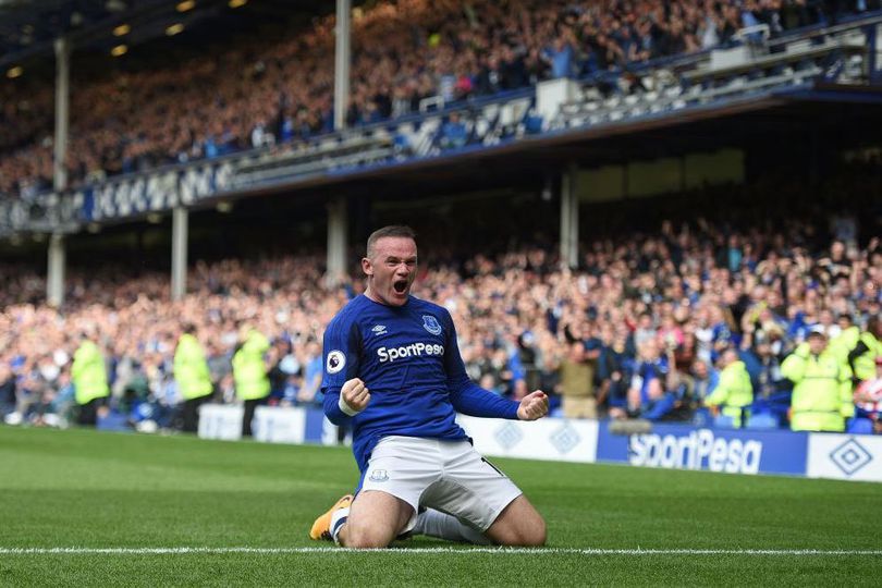 Beginilah Ekspresi Gembira Rooney Usai Cetak Gol