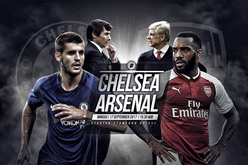 Prediksi Chelsea vs Arsenal 17 September 2017