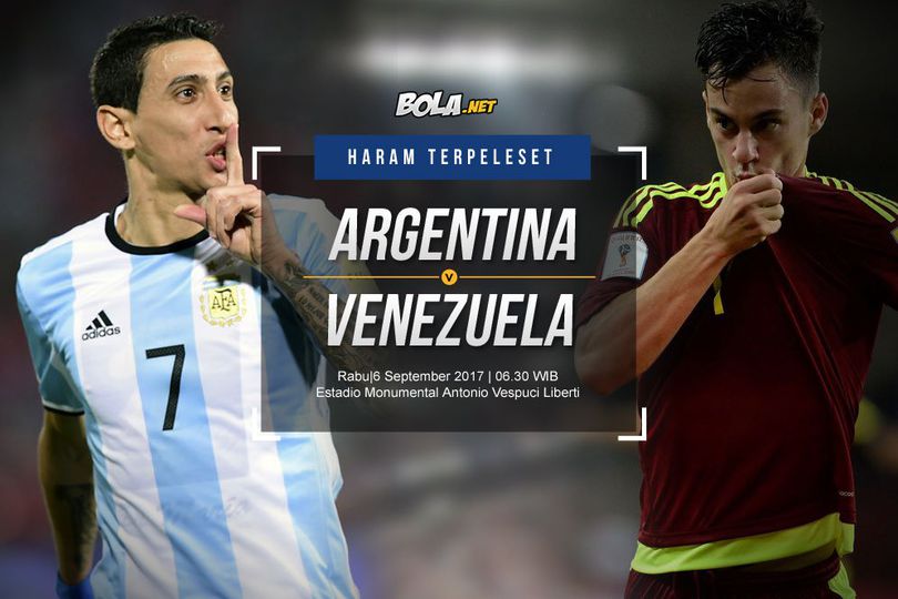 Prediksi Argentina vs Venezuela 6 September 2017