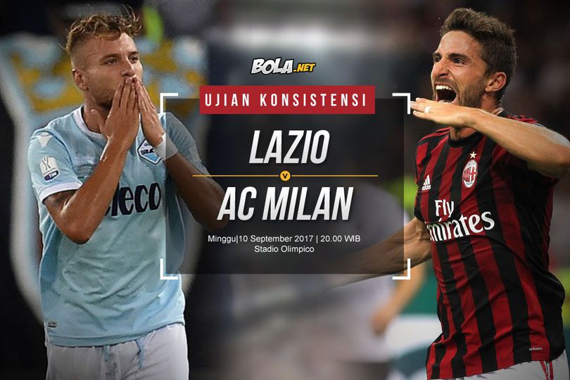 Prediksi Lazio vs AC Milan 10 September 2017