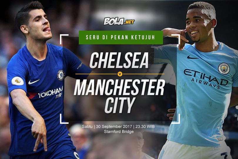 Data dan Fakta Premier League: Chelsea vs Manchester City