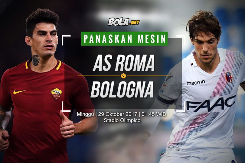 Data dan Fakta Serie A: AS Roma vs Bologna