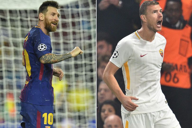 100 Untuk Lionel Messi dan Edin Dzeko