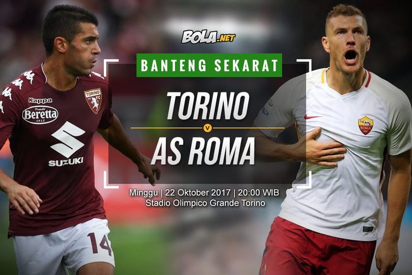 Data dan Fakta Serie A: Torino vs AS Roma