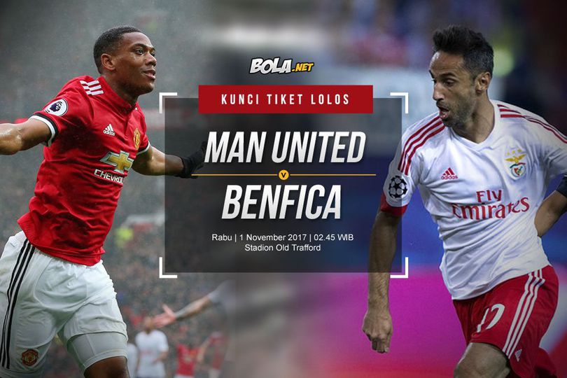 Prediksi Manchester United vs Benfica 1 November 2017