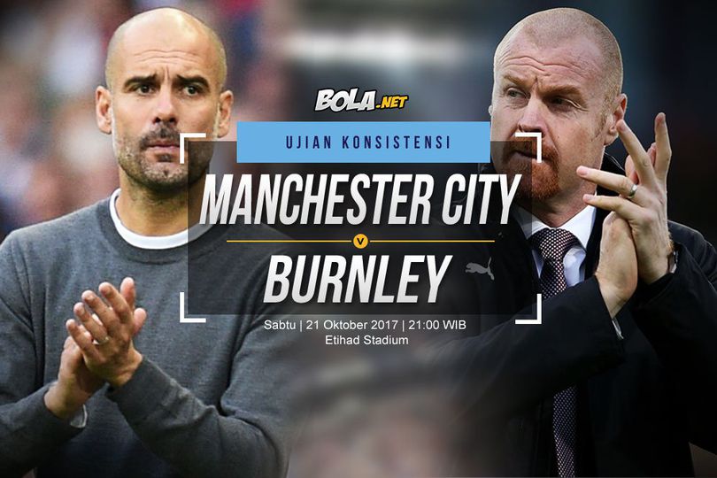 Prediksi Manchester City vs Burnley 21 Oktober 2017