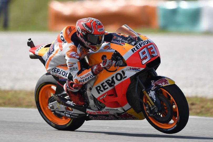 Marquez Tercepat, Suzuki Kompetitif di Pemanasan MotoGP Valencia