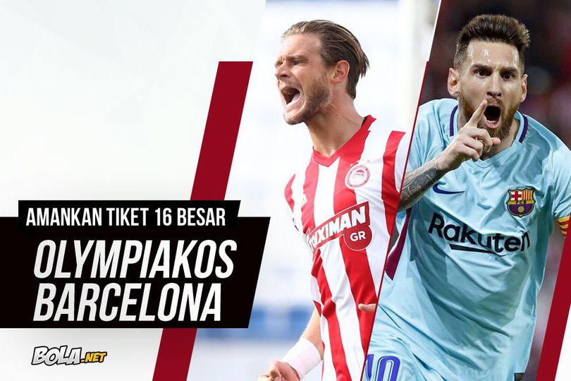 Prediksi Olympiakos vs Barcelona 1 November 2017