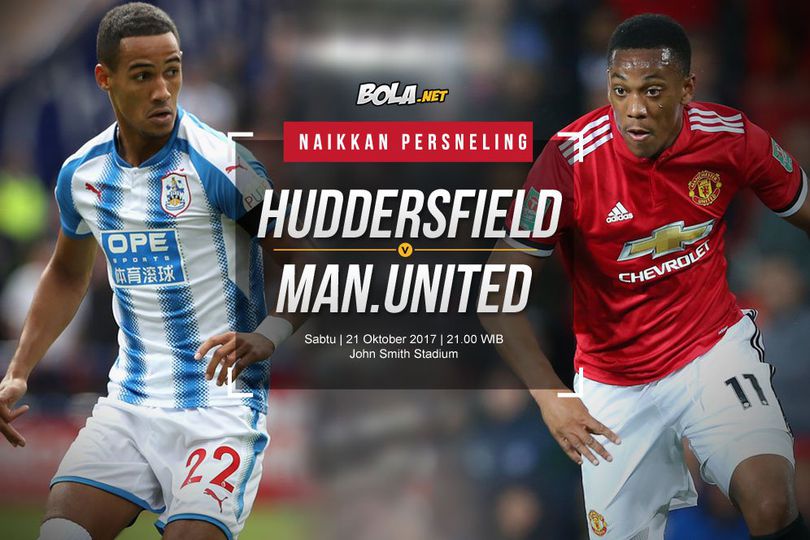 Prediksi Huddersfield Town vs Manchester United 21 Oktober 2017