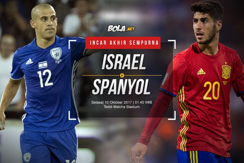 Prediksi Israel vs Spanyol 10 Oktober 2017