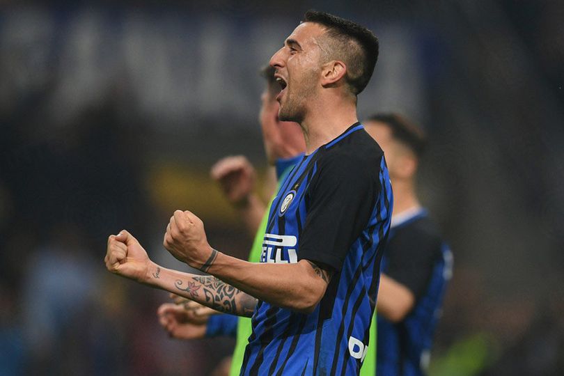 Kegembiraan Vecino Usai Inter Milan Menangi Derby