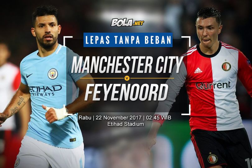 Data dan Fakta Liga Champions: Manchester City vs Feyenoord