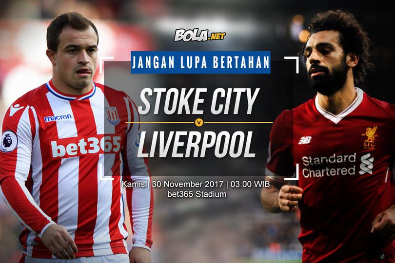 Prediksi Stoke City vs Liverpool 30 November 2017