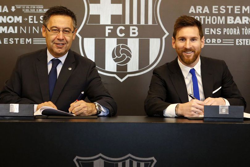 Klausul 700 Juta Euro Ikat Messi di Barcelona Hingga 2021