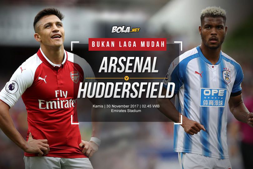 Prediksi Arsenal vs Huddersfield Town 30 November 2017