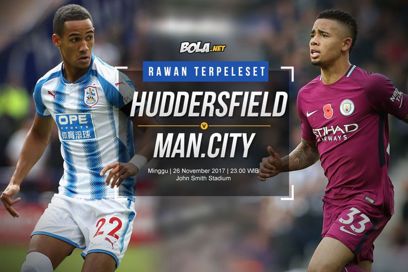 Prediksi Huddersfield Town vs Manchester City 26 November 2017