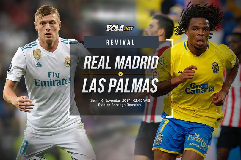 Prediksi Real Madrid vs Las Palmas 6 November 2017