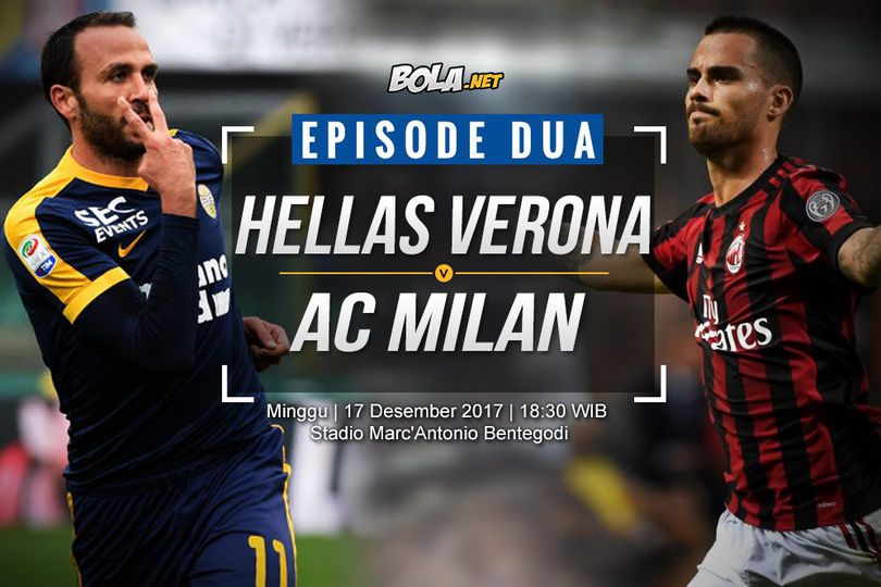 Data dan Fakta Serie A: Hellas Verona vs AC Milan