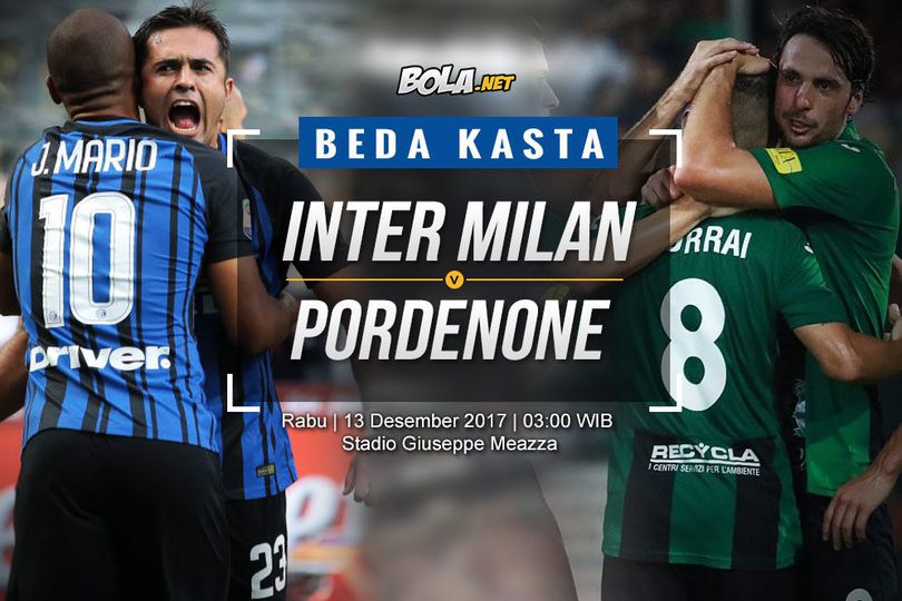 Prediksi Inter Milan vs Pordenone 13 Desember 2017