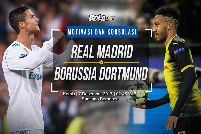 Prediksi Real Madrid vs Borussia Dortmund 7 Desember 2017