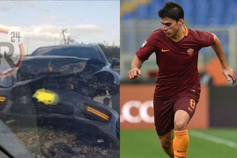 Kecelakaan Hingga Mobil Ringsek, Begini Kondisi Bintang AS Roma