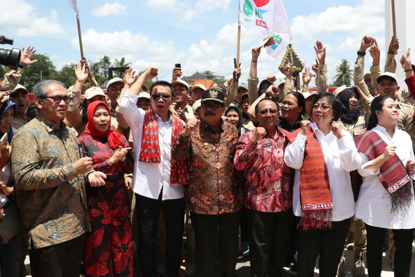 Menpora Sambut 73 Peserta Kirab Pemuda Lintasi 100 Kota di Indonesia
