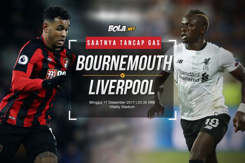 Prediksi Bournemouth vs Liverpool 17 Desember 2017