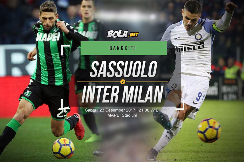 Prediksi Sassuolo vs Inter Milan 23 Desember 2017