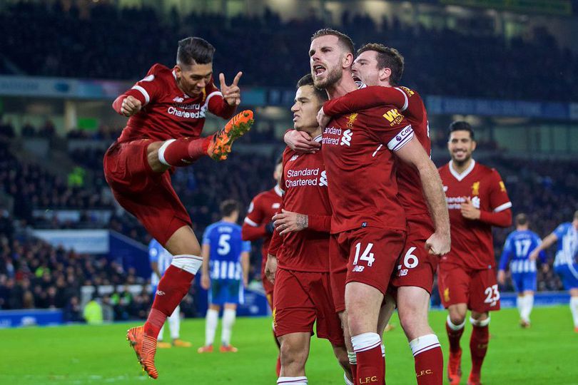 Hasil Pertandingan Brighton vs Liverpool: 1-5