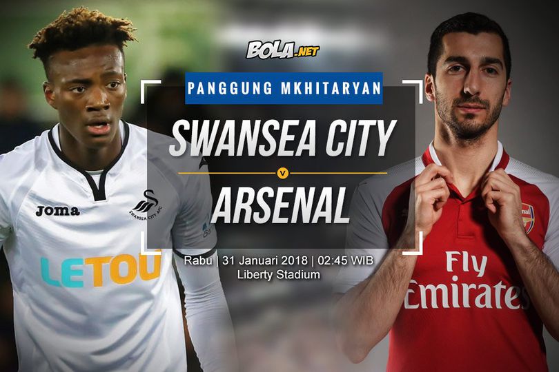 Data dan Fakta Premier League: Swansea City vs Arsenal