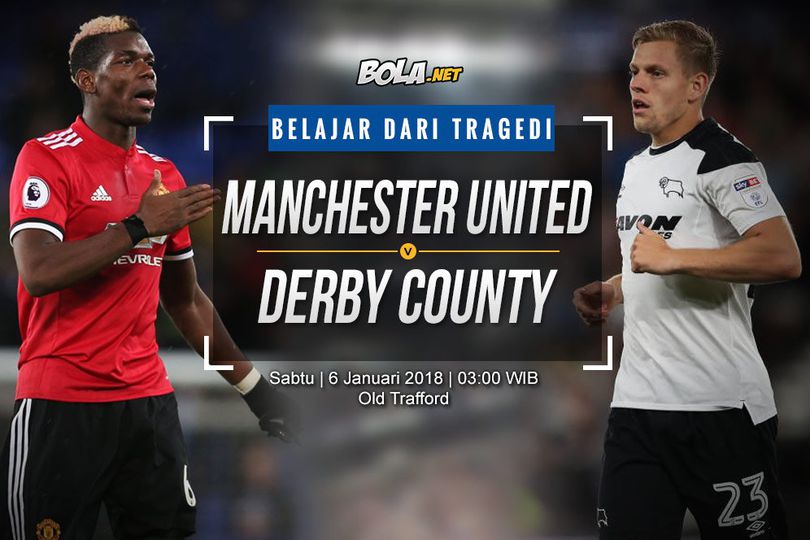 Prediksi Manchester United vs Derby County 6 Januari 2018