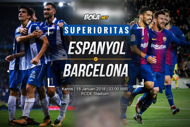 Prediksi Espanyol vs Barcelona 18 Januari 2018
