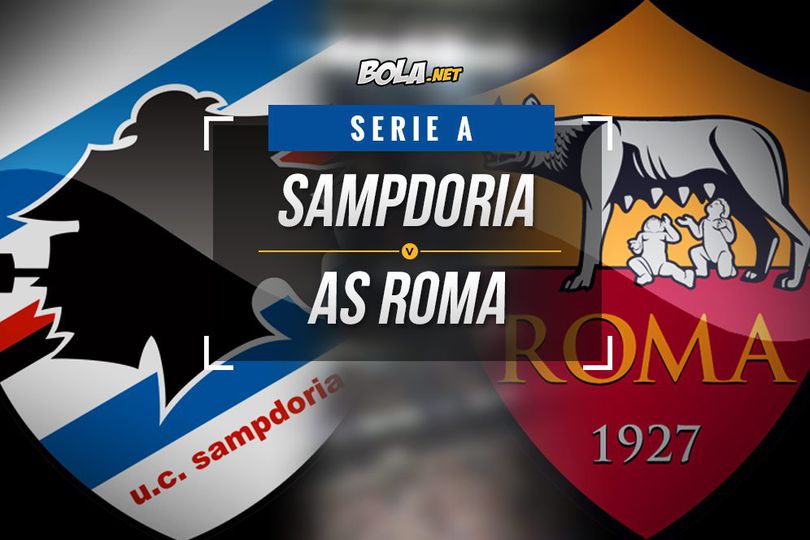 Data dan Fakta Serie A: Sampdoria vs AS Roma