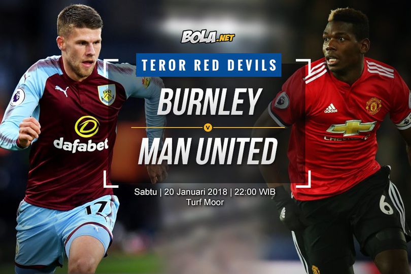 Prediksi Burnley vs Manchester United 20 Januari 2018