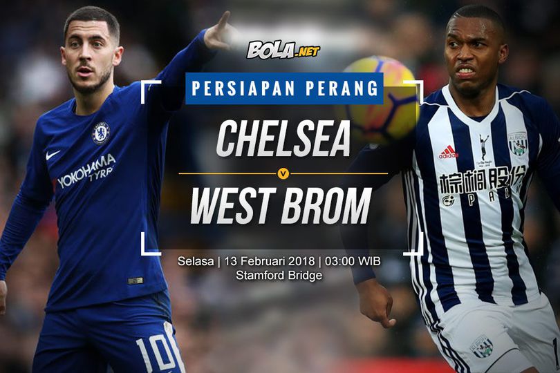 Prediksi Chelsea vs West Brom 13 Februari 2018