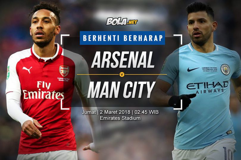 Data dan Fakta Premier League: Arsenal vs Manchester City