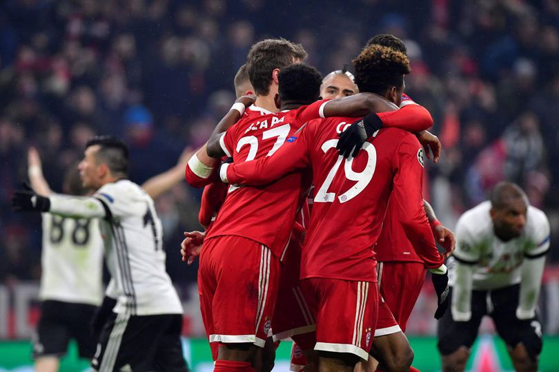 Hasil Pertandingan Bayern Munchen vs Besiktas: Skor 5-0